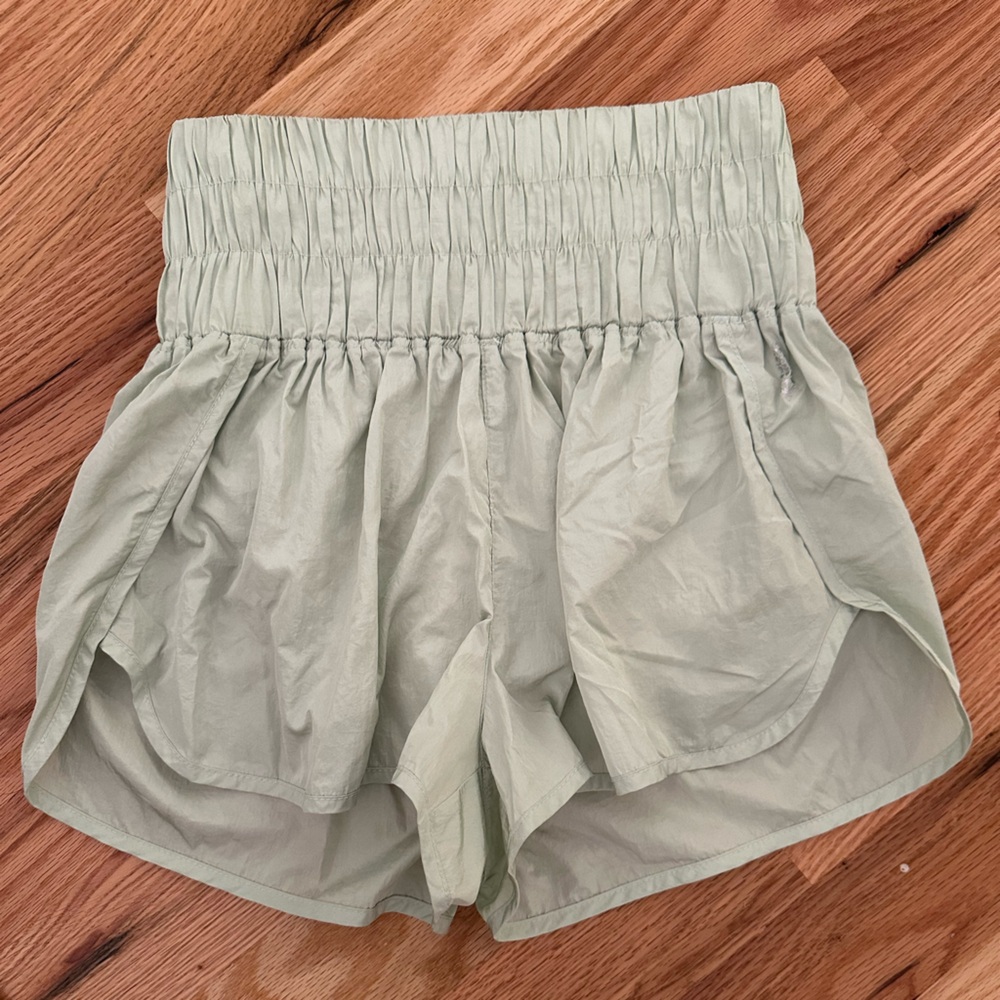 light lime green free people movement shorts